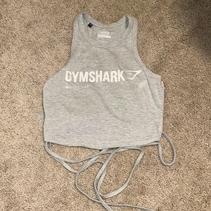 Gym Shark Tank that ties around waist